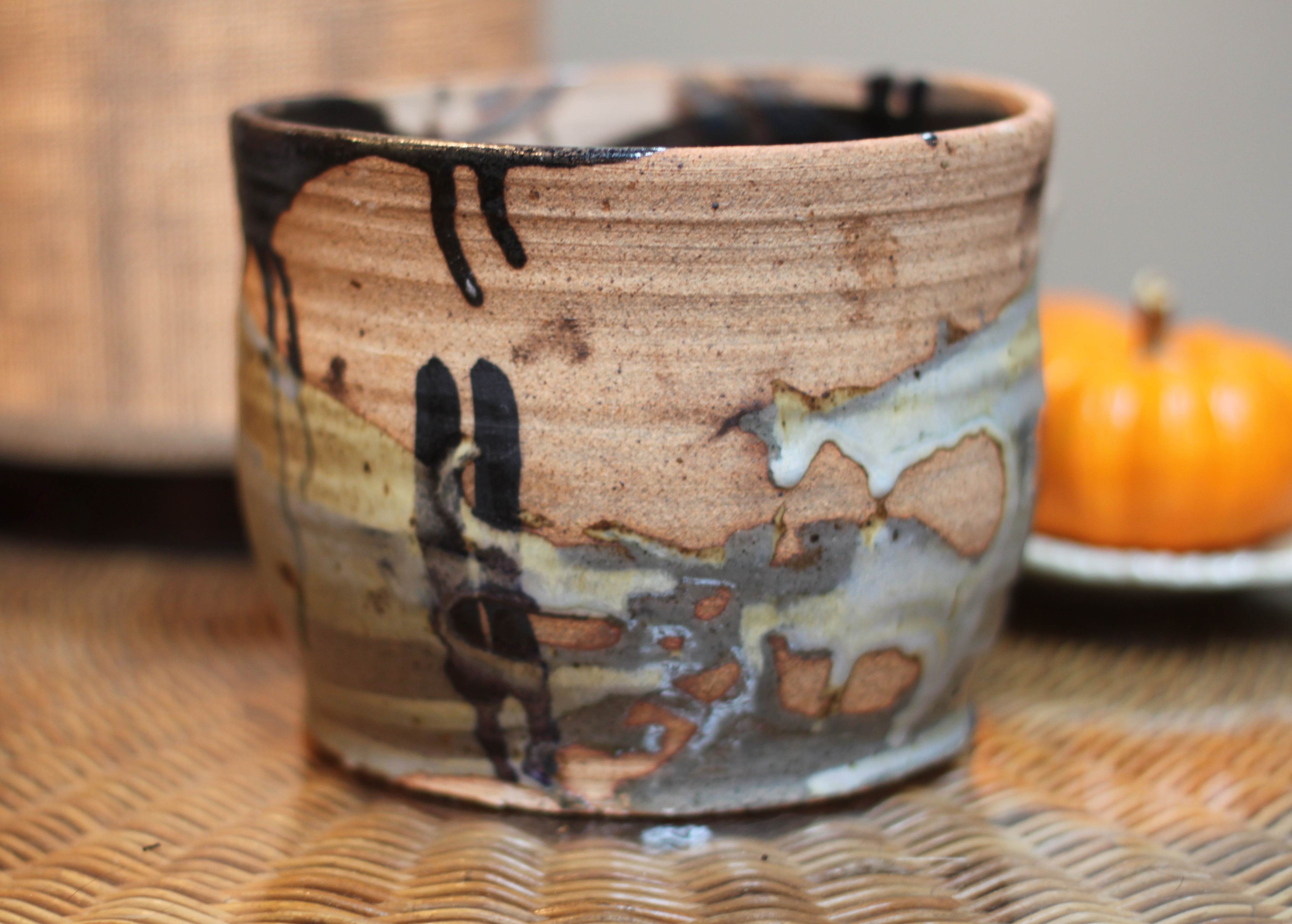 art pottery, vintage, cachepot
