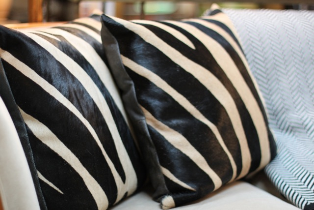 throw pillow, accent pillow, fur, decorative, zebra